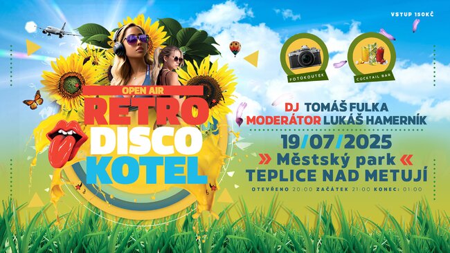 Retro Disco Kotel: OPEN AIR