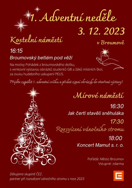 1. adventní neděle v Broumově
