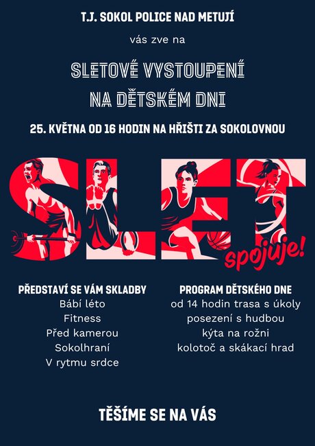 Sletové vystoupení na Dětském dni