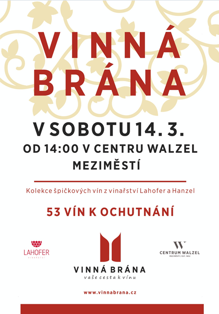 Vinná brána v Centru Walzel