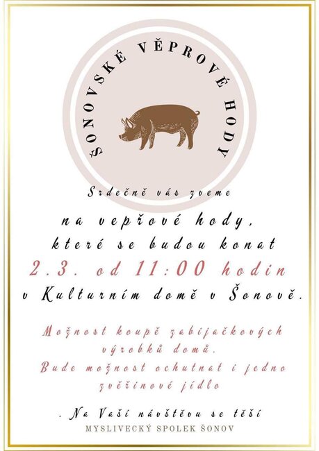 Šonovské vepřové hody