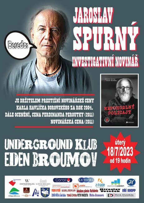 Beseda s novinářem Jaroslavem Spurným