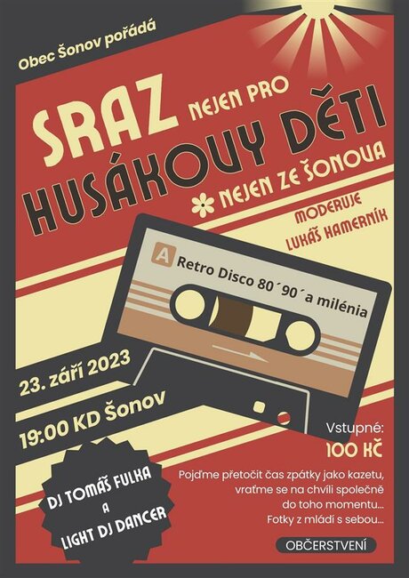 Sraz pro Husákovy děti nejen ze Šonova