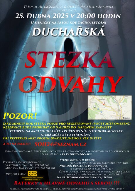 Duchařská stezka odvahy