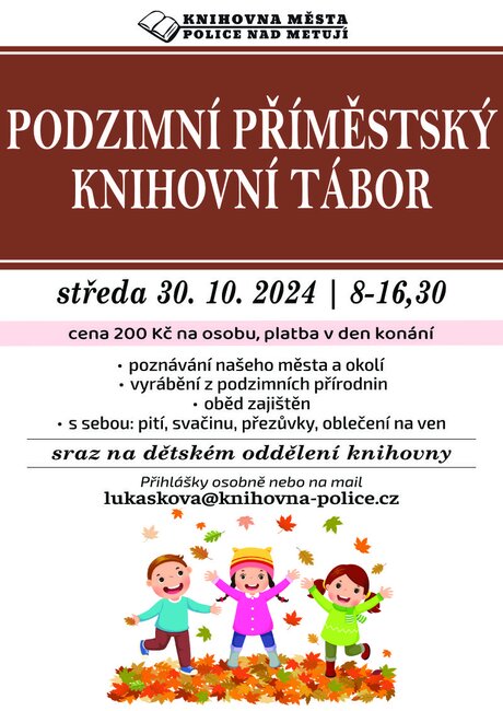 Podzimní prázdniny v polické knihovně