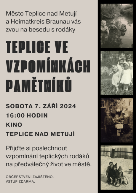 Teplice nad Metují ve vzpomínkách pamětníků
