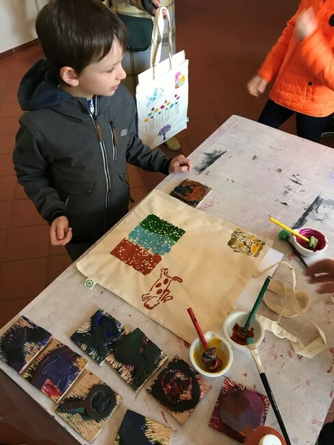 Tisk na bavlněné tašky