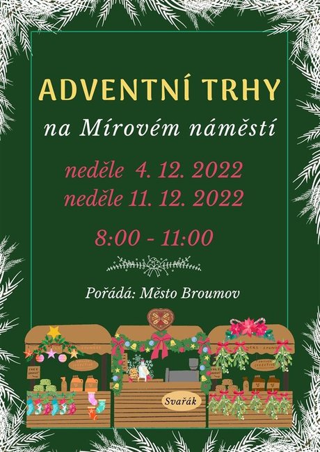 Adventní trhy v Broumově