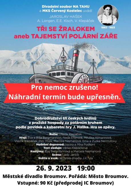 Tři se žralokem aneb tajemství polární záře - PŘEDSTAVENÍ ZRUŠENO