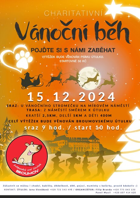 Vánoční běh pro Psí útulek