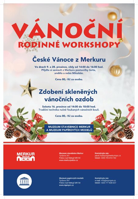 Vánoční rodinný workshop - České Vánoce z Merkuru