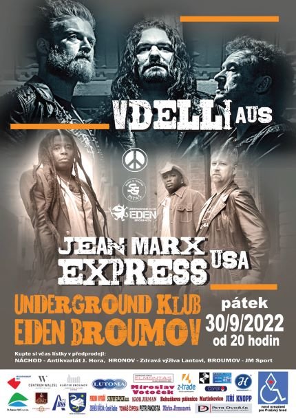 Koncert skupin Vdelli a Jean Marx Express