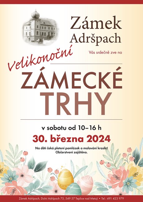 Velikonoční trhy na Zámku Adršpach