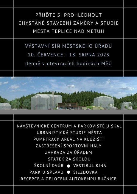 Výstava: Stavební záměry v Teplicích nad Metují