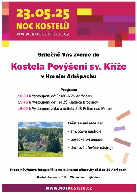 Noc kostelů - Adršpach