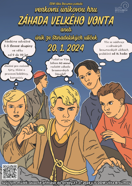 Úniková hra: Záhada Velkého Vonta