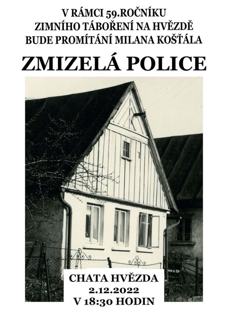 Promítání Zmizelá Police