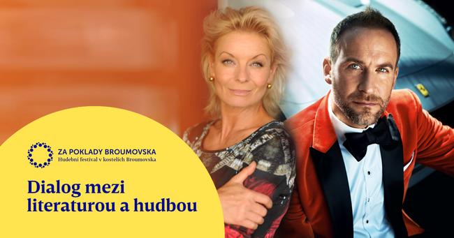 Vilém Veverka s Vilmou Cibulkovou vystoupí v předehře festivalu Za poklady Broumovska